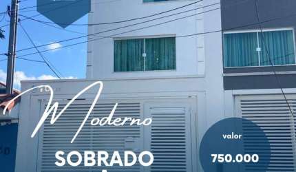 Sobrado para Venda em Santo André, Vila Pires, 3 dormitórios, 1 suíte, 2 banheiros, 2 vagas