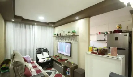 Apartamento com 2 quartos à venda na Avenida João Batista Morato do Canto, 1400, Fundação da Casa Popular, Campinas, 44 m2 por R$ 340.000
