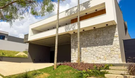 Casa em condomínio fechado com 4 quartos à venda na Avenida Bernardino Bonavita, 280, Jardim Santa Rita, Indaiatuba, 267 m2 por R$ 3.000.000