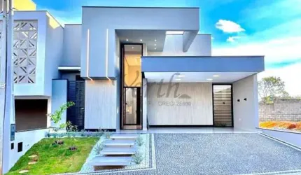 Casa em condomínio fechado com 3 quartos à venda na Avenida Santa Mônica, SN, Jardim Santa Monica III, Mogi Guaçu, 200 m2 por R$ 1.100.000