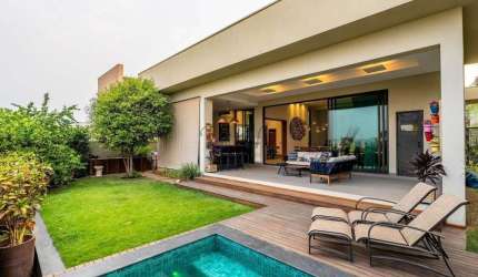 Casa em condomínio fechado com 4 quartos à venda na Rua Saint Paul de Vence, 100, Ville Sainte Helene, Campinas, 330 m2 por R$ 3.795.000