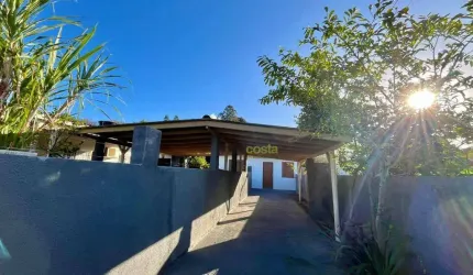 Casa com 2 dormitórios para alugar, 50 m² - Praia de Fora - Palhoça/SC