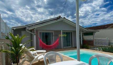 Casa com 4 dormitórios para alugar, 90 m² - Praia Do Meio (Ens Brito) - Palhoça/SC