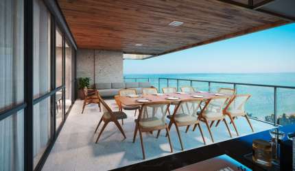 Apartemento Grand Ocean | 4 Suítes + DCE | Vista Mar na Ponta Verde