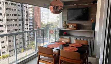 Apartamento Anália Franco com terraço gourmet.