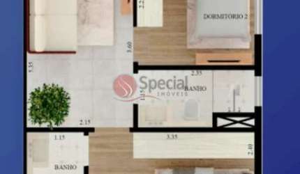 Apartamento de 39 metros na Vila Matilde.