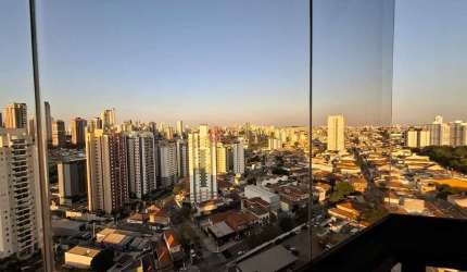 Apartamento com vista panorâmica, 133 m²,  3 suítes, sala 3 ambientes, 2 vagas fixas .