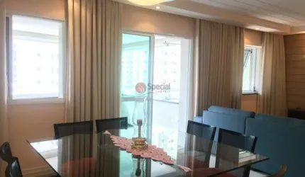 Apartamento no Anália Franco de 3 suítes, sacada fechada de vidro, 4 vagas !