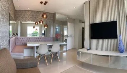 Apartamento 37 metros mobiliado com 1 vaga na Penha.