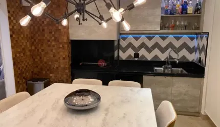 Apartamento com 109M² Útil, varanda gourmet ,próximo ao Shopping Anália Franco.