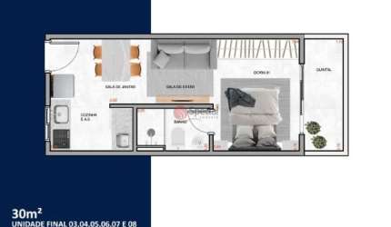 Apartamento de 30 metros na Vila Carrão. Laçamento.