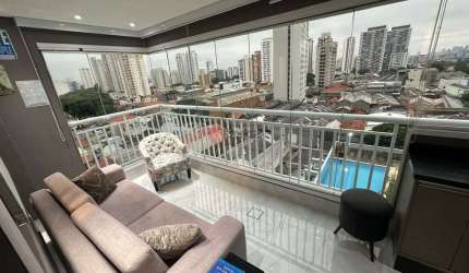 Apartamento para venda no Tatuapé com 63 metros, 2 quartos, 1 suíte, no Tatuapé