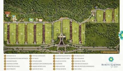 Lote à venda no Buriti Garden Prime Palmas | 264m² | Alto padrão