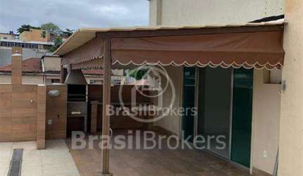 Cobertura à venda com 120,00m² e 3 quartos em Meier, Rio de Janeiro - rj