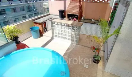 Cobertura Duplex com 3 quartos, terraço, churrasqueira e piscina, varanda, 3 vagas e a 2 min do metro Afonso Pena e com placas de Energia solar.