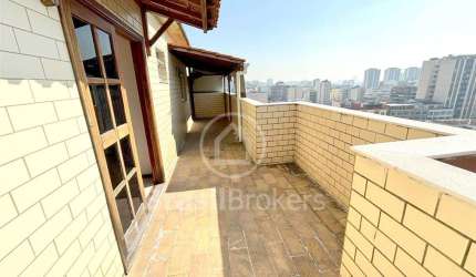Cobertura dúplex com 132 m², 3 quartos (1 suíte), varanda, área com churrasqueira, 2 vagas a 7 min metrô Afonso Pena