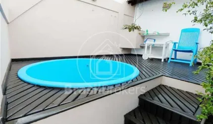 Cobertura à venda com 188,00m² e 3 quartos em Humaitá, Rio de Janeiro - rj