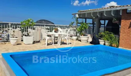Cobertura à venda com 322,00m² e 3 quartos em Freguesia (Jacarepaguá), Rio de Janeiro - RJ