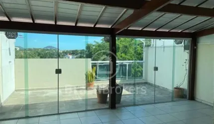 Ótima casa em Condomínio fechado à venda com 220,00m² e 3 quartos em Tanque, Rio de Janeiro - rj