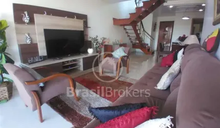 Cobertura Duplex à venda com 280,00m² e 4 quartos em Taquara, Rio de Janeiro - rj
