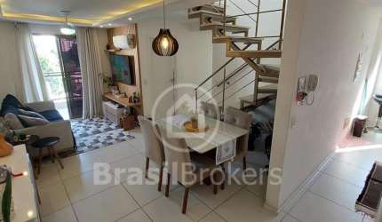 Cobertura Duplex à venda com 113,00m² e 3 quartos em Pechincha, Rio de Janeiro - rj