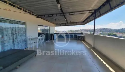 Apartamento Duplex ( apartamento com direito a uso da laje) à venda com 4 quartos em Jardim Guanabara, Rio de Janeiro - rj