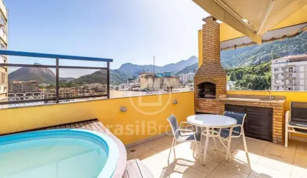 Cobertura à venda com 173,00m² e 3 quartos em Jardim Botânico, Rio de Janeiro - rj