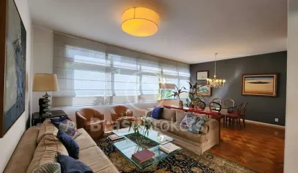 Lindo apartamento frontal de 132m2 em Ipanema, Pronto para morar