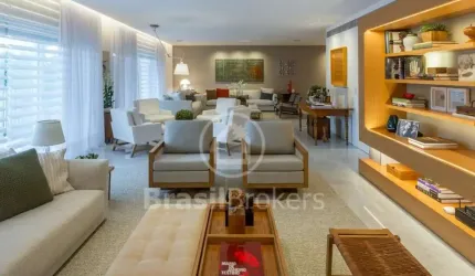 Apartamento luxo, reformado por arquiteto, semimobiliado, com 335 metros quadrados e finamente reformado,  à venda no Leblon!