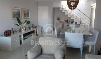 Cobertura Duplex à venda com 334,00m² e 5 quartos em Recreio dos Bandeirantes, Rio de Janeiro - rj