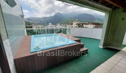 Cobertura à venda com 179,00m² e 3 quartos em Jacarepaguá, Rio de Janeiro - rj