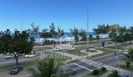Excelente apartamento FRENTE DE MAR, com vista deslumbrante na praia do Recreio com 199 metros.