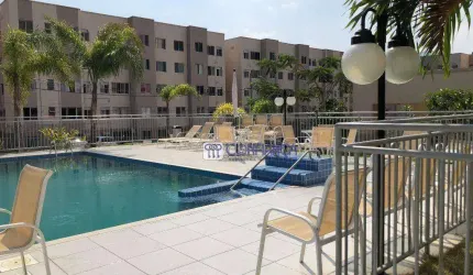 Apartamento com 2 dormitórios, 41 m² - venda por R$ 145.000 ou aluguel por R$ 1.395/mês - Rua Vicente Francisco dos Santos- Campo Grande