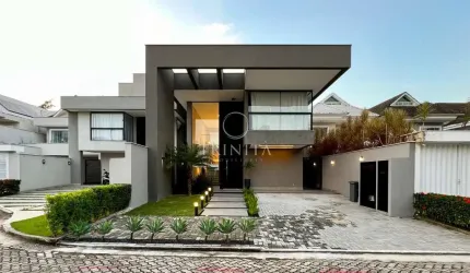 CASA CONTEMPORÂNEA DUPLEX, DECORADA E MOBILIADA - 4 SUÍTES.