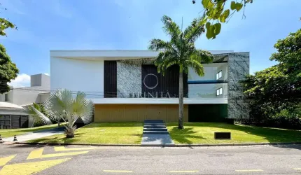 MANSÕES: CASA TRIPLEX DE PRIMEIRA LOCAÇÃO EM ESTILO CONTEMPORÂNEO, COM 5 SUÍTES, SUBSOLO E ELEVADOR.