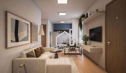 Apartamento com 2 dormitórios à venda, 41 m² por R$ 221.990,00 - Chácaras Tubalina E Quartel - Uberlândia/MG