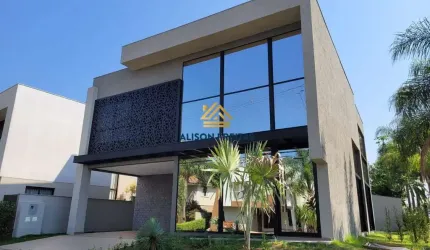 Casa nova com 4 suite, localizada no condominio fechado Alphaville II