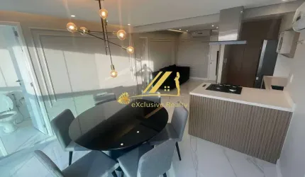 Quarto e sala, 59m2, finamente decorado com lavabo e mobiliado, 1 vaga de garagem.Celebration Garibaldi. 1 vaga de garagem + depósito. Andar bem alto.