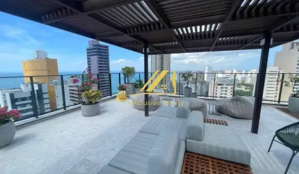Alive Corredor da Vitória! Andar alto, vista mar frontal. 27,59m2. Infraestrutura total no melhor da Vitória! Rooftop vista mar, com piscina, academia