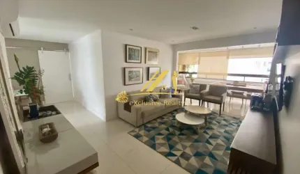 Apartamento para aluguel no Mansão Frida Kahlo - Horto Florestal. 129m2, 2 suítes com gabinete, lavabo, dependência completa. Decorado e mobiliado!