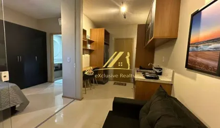 Studio super charmoso na Pituba, totalmente mobiliado. Sem varanda. 25m2.  House Pituba. Andar alto, nascente. Vaga rotativa, rooftop com piscina, aca