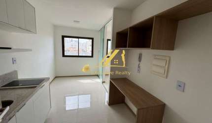 Aluguel de studio no melhor da Pituba, nascente. 25m2. House Pituba. Armários na cozinha / área de serviço. Com split. Vaga rotativa, a 600m da praia.