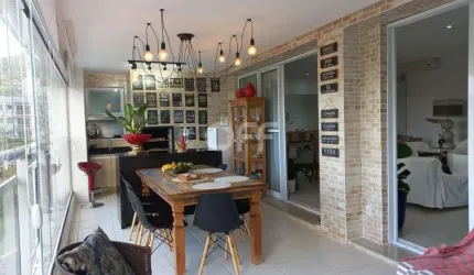 Apartamento com 3 quartos para alugar na Caminho das Tartarugas, 60, Parque Enseada, Guarujá, 158 m2 por R$ 7.400