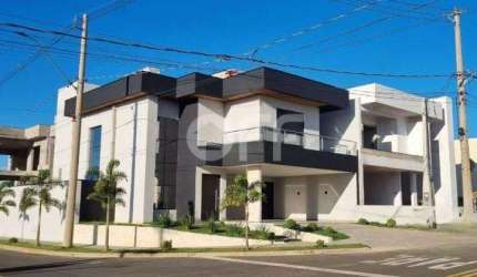 Casa em condomínio fechado com 4 quartos à venda na Avenida Jardim Botânico, 01, Parque Olívio Franceschini, Hortolândia, 252 m2 por R$ 1.700.000