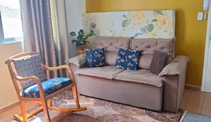 Apartamento 1 dormitório amplo , 71m² , com sacada, 1 vaga ,  em Ocian