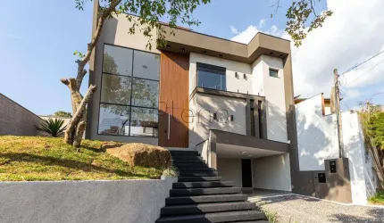 Sobrado à venda em Campinas, Loteamento Caminhos de São Conrado (Sousas), com 3 suítes, com 215 m²