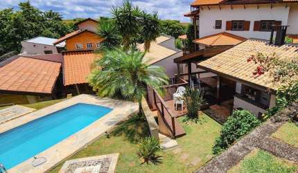 Sobrado à venda em Campinas, Loteamento Caminhos de São Conrado (Sousas), com 6 quartos, com 300 m²