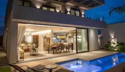 Sobrado à venda e para alugar em Campinas, Loteamento Residencial Arborais, com 3 suítes, com 309 m²