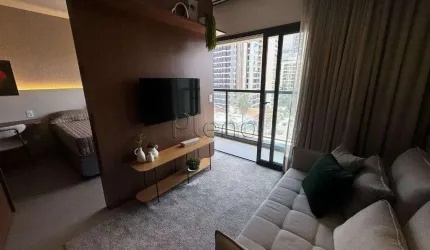 Apartamento à venda em Campinas, Cambuí, com 1 suíte, com 42 m², MM536