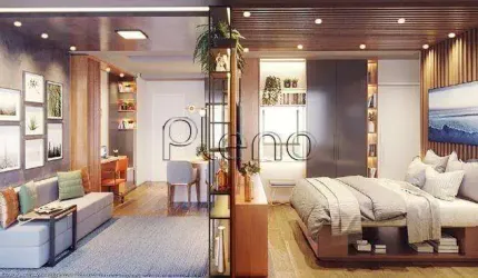 Apartamento à venda em Campinas, Centro, com 1 suíte, com 46 m², Sirius Patriani